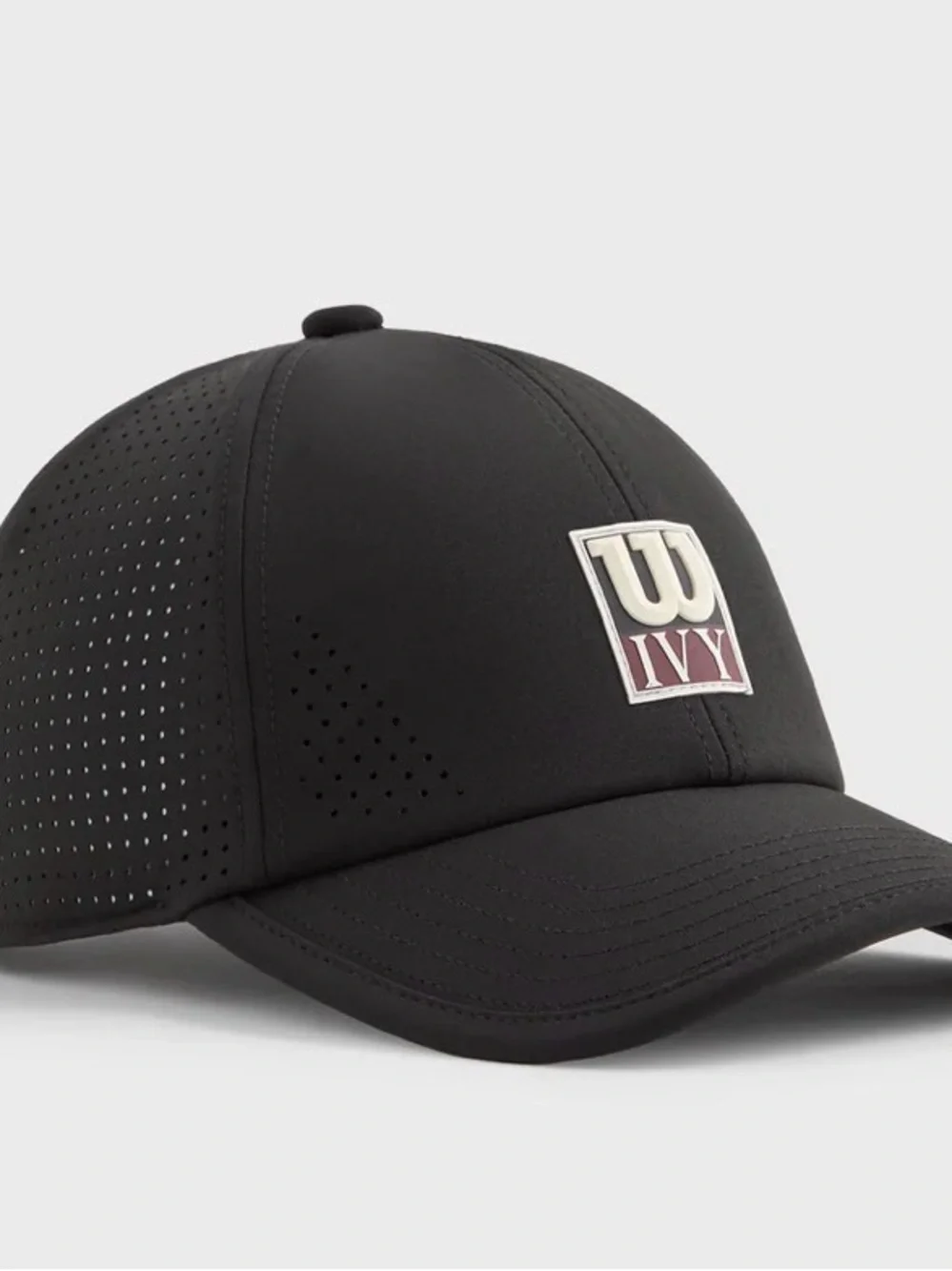 NWT Kith Ivy‎ Wilson Laser Cut Perforated Cap Black